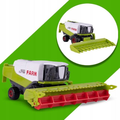 Zestaw Kombajn Traktor Przyczepa Ciężarówka Zwierzęta Farma Gospodarstwo na Arena.pl