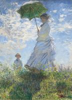 Plakat 13x18cm Madame Monet and Her Son, Monet Vintage