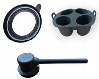 Nasadka odprowadzająca parę do Thermomix TM5 TM6 +pokrywa +wkładka do jajek