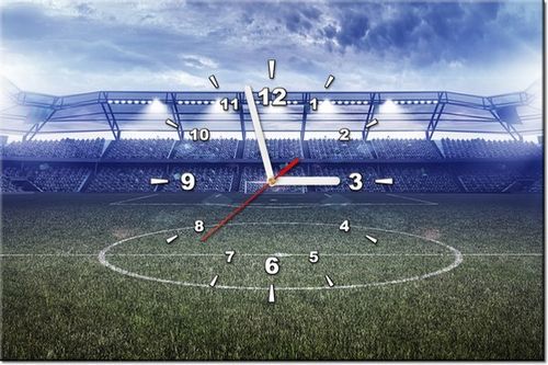 60CM 40CM ZEGAR OBRAZ BOISKO DRUK PŁÓTNO RAMA na Arena.pl