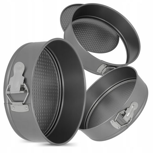 TORTOWNICA OKRĄGŁA 24cm 26cm 28cm FORMA BLACHA DO PIECZENIA CIAST TORTÓW na Arena.pl