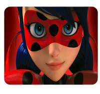 Podkładka pod myszkę Biedronka i Czarny Kot