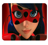 Podkładka pod myszkę Biedronka i Czarny Kot