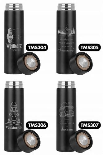 KUBEK TERMICZNY Czarny Na Prezent DIa Góromaniaka KRÓL GÓRSKICH SZLAKÓW Wz na Arena.pl