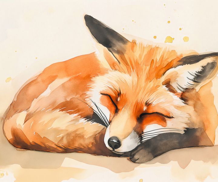 Plakat 60x50cm Akwarelowa Sielanka zdjęcie 1