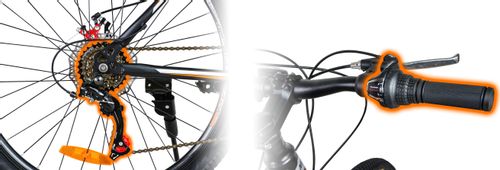 Rower górski MTB  MalTrack TEAM ORANGE 26" na Arena.pl