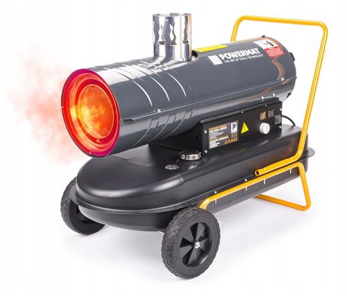 NAGRZEWNICA OLEJOWA SPALINOWA 30KW TERMOSTAT PIEC DMUCHAWA FARELKA ON LCD na Arena.pl