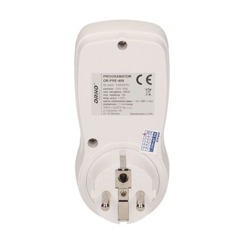 PROGRAMATOR CZASOWY ELEKTRONICZNY 3680W 16A - ON-PRE-409 na Arena.pl