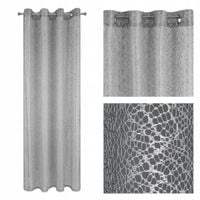 FIRANA ZASŁONA NA PRZELOTKACH 140x250 SZARY