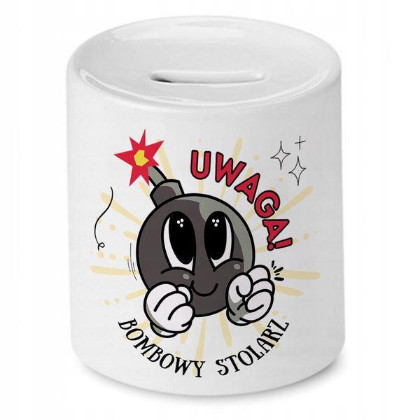 Dla Stolarza Skarbonka Na Urodziny Prezent Z Nadrukiem Ze Zdjęciem zdjęcie 1