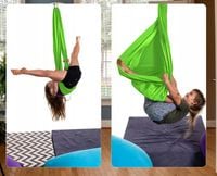 HUŚTAWKA DLA DZIECI HAMAK CHUSTA SENSORYCZNA AKROBATYCZNA JOGA + MOCOWANIE