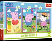 ND39_562334 PUZZLE 3X50EL TREFL PEPPA SILA PRZYJA