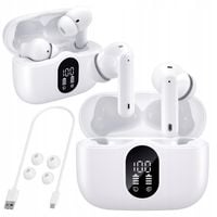 Słuchawki bezprzewodowe dokanałowe Manta RYTMO PRO ANC ENC TWS douszne