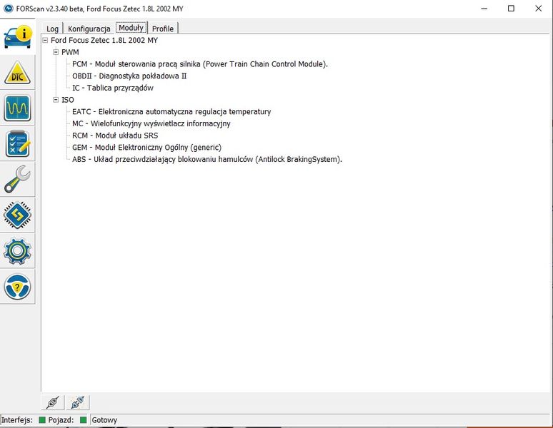 Vgate vLinker FD Wifi Interfejs Diagnostyczny Ford FORScan kodowanie zdjęcie 7