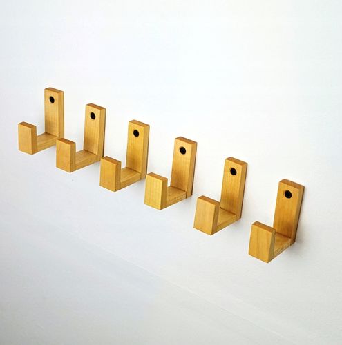 Wieszaki Dziecięce drewniane Haczyk na Kubki ubrania pojedynczy na ścianę na Arena.pl