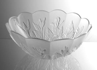 salaterka szklana 22cm róża