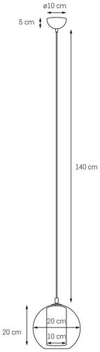 Lampa wisząca KASPA Merida S na Arena.pl