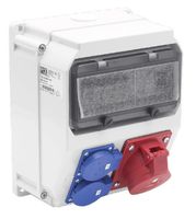PCE ROZDZIELNICA BUDOWLANA LUBLIN IP44 16A/5P 2x 16A/2P+Z 90EKO007