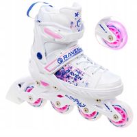 Rolki Regulowane RAVEN Meia 35-39 Kółko LED