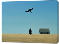 Obraz 90x70cm Samotny i Wolny