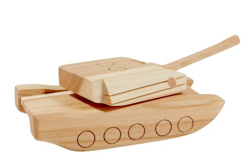 Drewniany model czołgu "Abrams" na Arena.pl