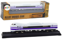 Model Kolekcjonerski Pociąg Wagon 1:48 Metalowy Biało-Fioletowy