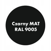 AQUA PRO Emalia Akrylowa szybkoschnąca drewno metal 0,8L Czarny MAT 9005