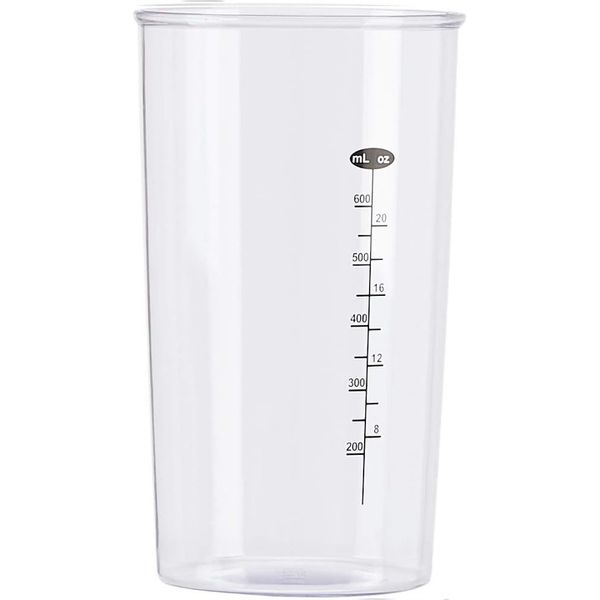 BIAŁY BLENDER RĘCZNY Z PRZEZROCZYSTĄ MIARKĄ RÓŻNE TRYBY PRĘDKOŚCI 600 W zdjęcie 4