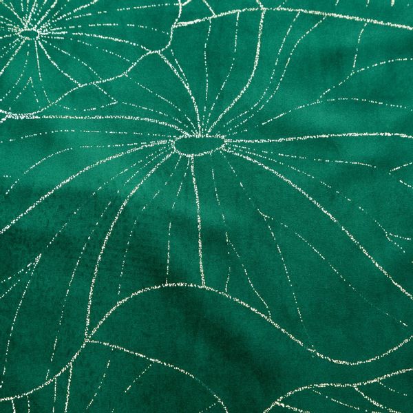 Bieżnik dekoracyjny/ szarfa BLINK-18 35x140 c.zielony w lilie wodne zdjęcie 4