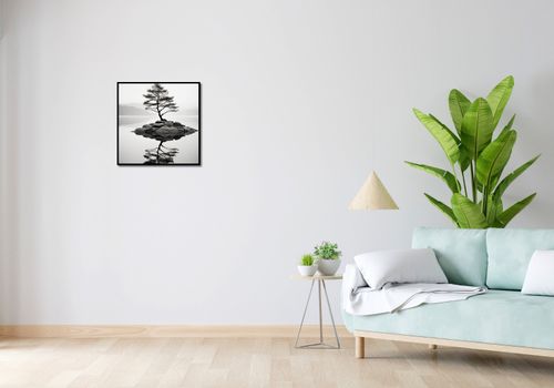 Plakat 50x50cm Samotne Drzewo na Arena.pl