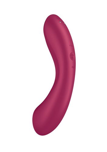 wibrator silikonowy satisfyer curvy trinity 1 czerwony usb na Arena.pl