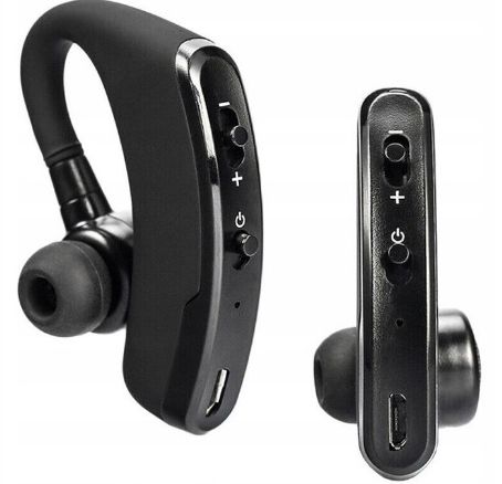 ZESTAW SŁUCHAWKOWY BLUETOOTH SŁUCHAWKA BEZPRZEWODOWA DO UCHA ŁADOWANIE USB na Arena.pl