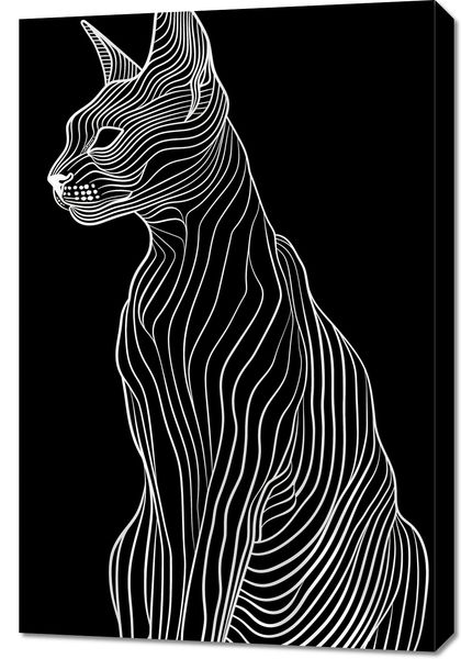 Obraz 60x90cm Minimalny Kontur zdjęcie 1