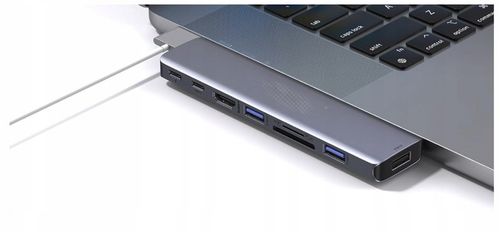 4Apple_pl HUB Thunderbolt 3 4 HDMI 4K USB do najnowszych MacBooków M1 M2 M3 na Arena.pl