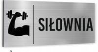 Tabliczka Tablica informacyjna oznaczenie SIŁOWNIA Piktogram Aluminium