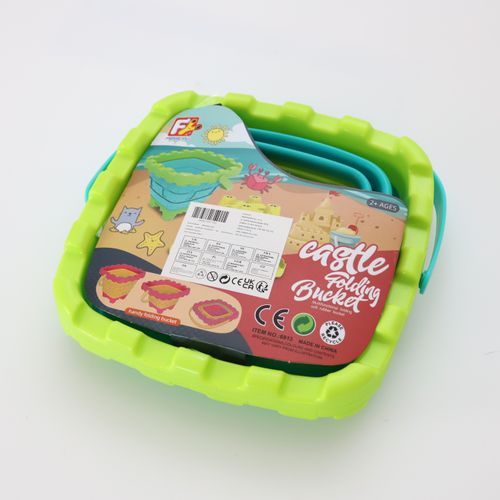 wiaderko do piaskownicy składane Square - zielone na Arena.pl