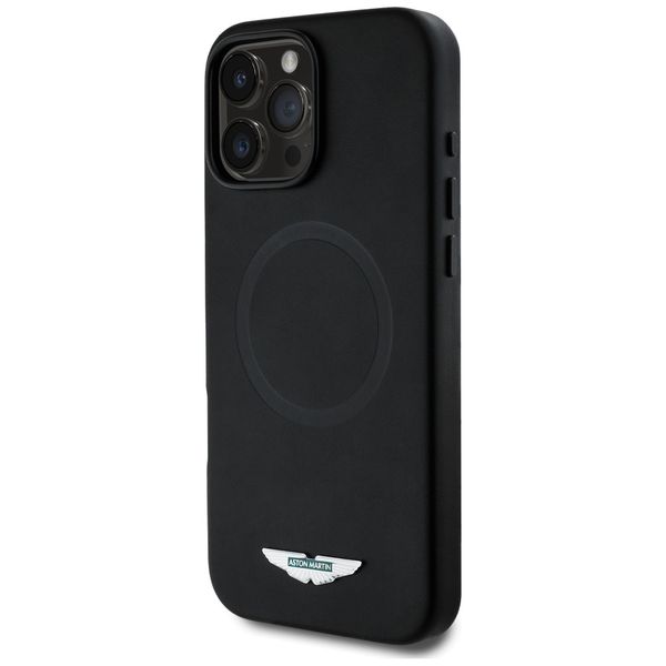 Etui Aston Martin do iPhone 16 Pro, Czarny MagSafe zdjęcie 2