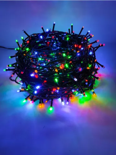 Lampki Świąteczne 500 Led Choinkowe Dekoracyjne IP44 Zewnętrzne 32m RGB na Arena.pl