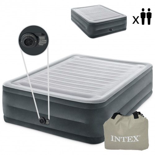 MATERAC INTEX DUBLET 272KG POMPKA ELEKTRYCZNA PVC WELUR na Arena.pl