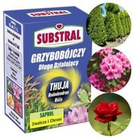 SUBSTRAL SAPROL THUJA ŚRODEK NA BRĄZOWIENIE TUJI CHOROBY RODODENDRONÓW RÓŻ