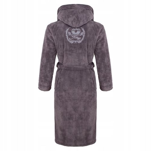 SZLAFROK Z KAPTUREM L CIEPŁY GRUBY męski L super jakość na Arena.pl