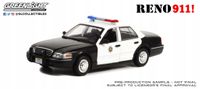 GREENLIGHT 1998 FORD CROWN VICTORIA Police Interceptor RENO 911 TV Ser 1:24