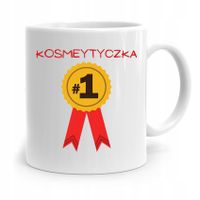 Kubek Prezent Dla Kosmetyczki Numer Jeden Prezent Z Nadrukiem Ze Zdjęciem