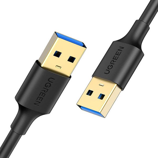 Kabel USB 3.0 A-A UGREEN  US128 1m (czarny) zdjęcie 1