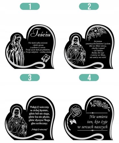 Duży Personalizowany Znicz Solarny XL Serce Wspomnienie Wszystkich Świętych na Arena.pl