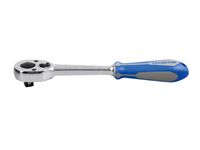 grzechotka 1/2 32 zęby chrom, uchwyt gumowy 250mm - ky4779-10gr