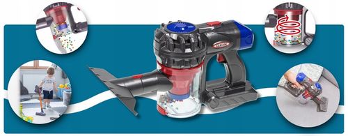 Odkurzacz Pionowy dla Dzieci z Dźwiękiem 2w1 i Ręczny Funkcja Ssania Dźwięk na Arena.pl