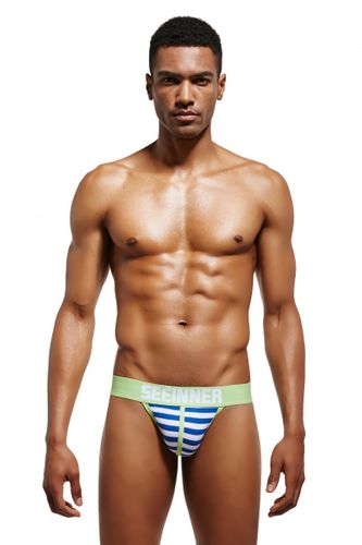 Jockstrap SEEINNER Magic Stripes (Green) M na Arena.pl