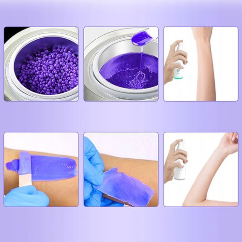 Zestaw do depilacji PODGRZEWACZ 500ml 100W 5x wosk twardy LED wyświetlacz na Arena.pl