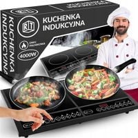 KUCHENKA INDUKCYJNA DWUPALNIKOWA PŁYTA INDUKCYJNA ELEKTRYCZNA MOCNA